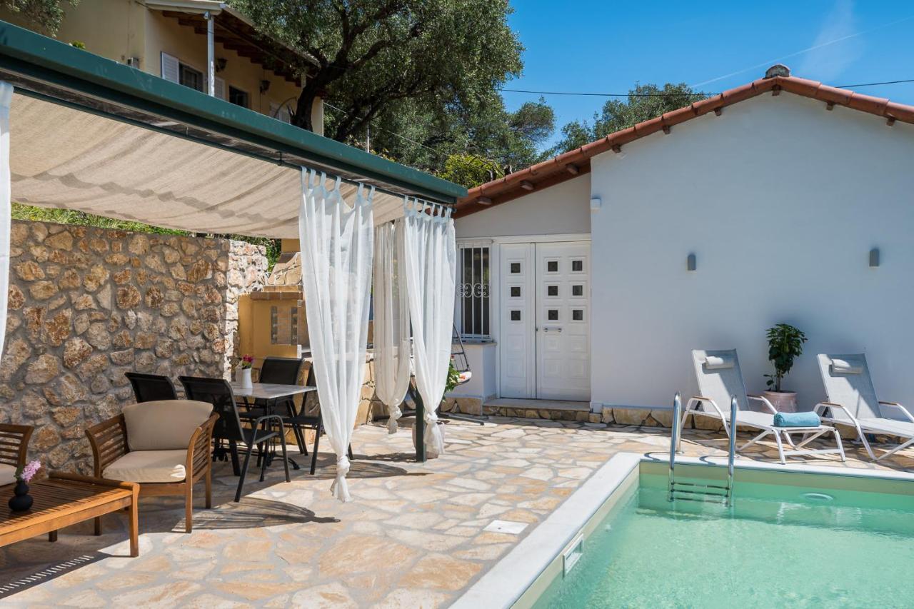 Alkinoi Seaview Villa With Private Pool By Konnect, Nisaki Nisaki  Dış mekan fotoğraf