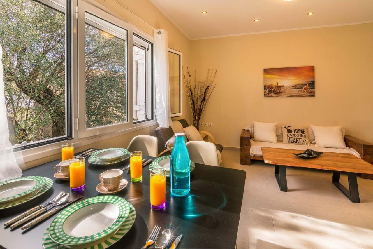 Alkinoi Seaview Villa With Private Pool By Konnect, Nisaki Nisaki  Dış mekan fotoğraf
